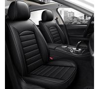 Chifeng 2pc Universal Waterproof PU Leather Front Car Seat Covers for Volkswagen Caddy Life EOS Golf Plus SV Jetta Passat Polo Sharan Tiguan Car Seat Protector Auto Seat Cushions