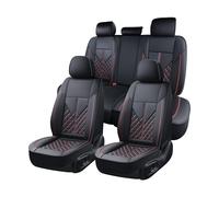 Chifeng Universal Full Set Car Seat Covers for VW Amarok Bora golf plus SV Jetta Passat Polo Tiguan - Waterproof & Wear-Resistant Synthetic Leather, Non-Slip & Breathable,Automotive Interior