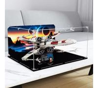 CHIFENMS Acrylic Clear Display Case for Lego 75355 X-Wing Fighter . Display Box,Building Block Collectibles Transparent Dustproof Showcase Storage Box Display Box Stand for (Only Case) (3mm)