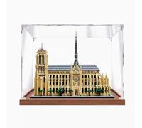 CHIFENMS Acrylic Display Box for Lego 21061 Notre Dame de Paris Model Kit, Clear Acrylic Box for Displaying Dolls, Dustproof Display Case (2mm)