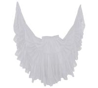Chiffon 25 Yard 4 Tier Skirt Belly Dancing 4 Tier Long Maxi Solid Pattern Skirt C7 White