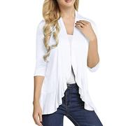 Chiffon Beach Cover Ups, Summer Thin Cardigans For Women Uk, Supersoft Bolero Shrug, Comfortable Slimming Outerwear, Lightweight Flowy Cardigan, Elegant Drape Dress Coverup For Daily Wear