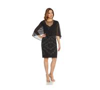Chiffon Coverup Adrianna Papell Black One Size