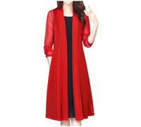 Chiffon Kimono Cardigans for Women UK Lightweight Summer Sheer Shrug Top Long Sleeve Open Front Swim Beach Cover up Transparent Sunscreen Shirt Beachwear Wrap Bolero Cardigan for Evening Dress XL-5XL