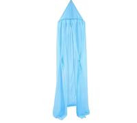 Chiffon Mosquito Net Romantic Pink Princess Canopy Tent Bed Curtain for Adult Home Decoration(Blue)