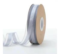 Chiffon Silk Ribbon English Letter Just Four You Colored Birthday Cake Flower Packaging Headwear Decoration Ribbon-Style 11 Width 25mm-10 Yards