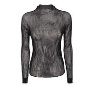 Chiffon Twist Top - female - Issey Miyake - Blouses - Black - M - Blouses & Shirts M
