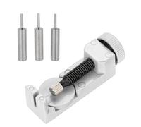 Chiffonade 1.6in Metal Watch Band Link Pin Tool Adjustable Twist Design Watch Strap Repair Kit for DIY Maintenance Fits Most Bands, Silver