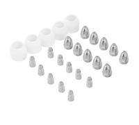 Chiffonade 25pcs Plasma Cutting Tips Electrodes Set - Plasma Cutter Torch P80 Electrode Nozzle Tip Cup Accessories for Pilot Arc Non-touch