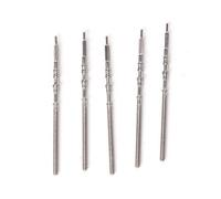 Chiffonade 5Pcs Silver Metal Watch Repair Movement Adapter Professional Precision Watch Crown Stem Chain Handle for NH35 NH36 NH38 NH39 Parts Replacement