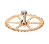 Chiffonade Alloy Watch Minute Wheel Professional Movement Pallet Escapement Fork for ST25 Movement Watch Repair Part, Gold, Third wheel