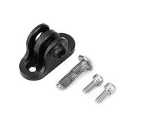 Chiffonade Bike Combo Mount Adapter Bracket Aluminum Alloy Universal Handlebar Camera Mount for Bryton,20mm Hole Distance(Black)