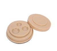 Chiffonade Plastic Oil Pin Pen Oiler Dish Precision Lubricant Oiler Professional Watches Clock Repair Tools, Brown, Three eyed oil disc