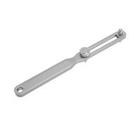 Chiffonade Silver Round Beak Watch Case Opener Durable Back Cover Opener Professional Adjustable 2 Claws Watch Wrench Maintenance, Silver, Circle
