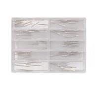 Chiffonade Silvery Stainless Steel Movement Winding Stems Precision Watch Winding Stems Professional Watchmakers