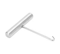 Chiffonade Stainless Steel Racket Stringing Tool - Tennis Racket String Assistance Puller Racquet Pull Hook Stringing Tool,Arc Design for Even Line Adjustment