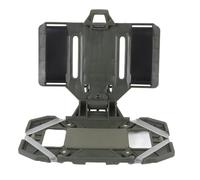 Chiffonade Universal Phone Chest Mount Holder - Adjustable Folding Design for 4.7-6.7in Smartphones, Compatible with Vests & Outdoor Gear(Green)