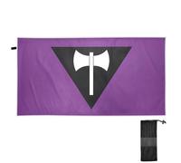 CHIFIGNO Lesbian Pride Flag Beach Towels Oversized Lightweight Quick Dry Bath Towel Big Beach Blanket Swimming Towel for Adults Women Men, 30 x 60 Inches