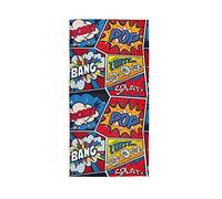CHIFIGNO Retro Pop Art Comic Hand Towel Kitchen Towels Bathroom Hand Towels Highly Absorbent for Bathroom, Hotel, Gym, Spa 30"x 15"