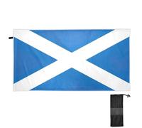 CHIFIGNO Scotland Saint Andrews Cross Flag Oversized Beach Towels 71" x 31" Quick Dry Packable Beach Blanket Lightweight Bath Shower Towel for Gym Hotel Sports Travel