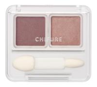 Chifure Twin Color Eye Shadow 75 Skin Makeup After spreading the lighter color over the entire eyehall, blend the darker color from the edge of the ey