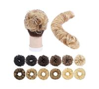 Chignon Rich Choices Messy Hair Bun Scrunchies 100% Human Extensions 32g Wrap Around Tousled Donut Updo Chignon For Women Girls Hairpieces(#613)