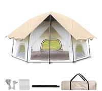 Chihee Pop-Up Stand-up Tent Camping Tents, Family Cabin with Awning Porch 3-Person Outdoor Shelter with Screen Room Large Capacity, Waterproof and Windproof, Easy Setup,Traveling Hiking Picnic