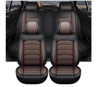 Chihen All Season Car Seat Covers for Dodge Attitude Interior Accessories,Waterproof Breathable Non-slip Wear-resistant Nappa Leather Full Set Car Seat Covers,Easy Installation,Brown