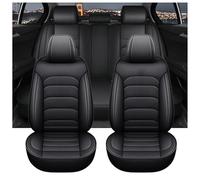 Chihen All Season Car Seat Covers for Panda Hatchback 2003-2025 Interior Accessories,Waterproof Breathable Non-slip Wear-resistant Nappa Leather Full Set Car Seat Covers,Easy Installation,Black