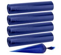 CHIHEUNG 200 PCS Piping Bags, 21 Inch Blue Large Thick Icing Bags for Home Baking, Cake Decoration, Dessert