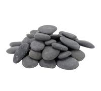 CHIHEUNG 40 PCS 5-8 cm Flat Large Pebbles for Painting, Smooth Hand Painted Stones, Natural River Painting Rocks for Arts Crafts Garden Decoration