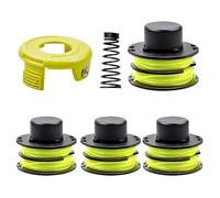 CHIHOLEN Pack of 4 Grass Trimmer Line Spool Compatible with Ryobi RAC118 RAC119, Replacement Thread Spool for Ryobi RLT3025F, RLT3025S, RLT3525S, RLT2523, RLT3525, RLT3123, Diameter 1.2 mm - 8.4 m