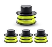 CHIHOLEN Pack of 4 Grass Trimmer Line Spool Compatible with Ryobi RAC118 RAC119, Replacement Thread Spool for Ryobi RLT3025F, RLT3025S, RLT3525S, RLT2523, RLT3525, RLT3123, Diameter 1.2 mm, 8.4 m