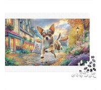 Chihuahua 100% Recycled Cardboard Chihuahua in Park 1000 Piece Puzzle for Adults The Impossible Challenge 52x38cm/1000pcs