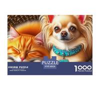 Chihuahua 1000 Piece Jigsaw Puzzle for Adults Educational Challenge for Challenging Family Activity Games Colorful for Home Decor Gifts 38x26cm/1000pcs