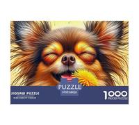 Chihuahua 1000 Piece Jigsaw Puzzle for Adults Educational Challenge for Challenging Family Activity Games Colorful for Home Decor Gifts 38x26cm/1000pcs