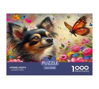 Chihuahua 1000 Piece Jigsaw Puzzles Fun Challenging Modern Animal Classic Educational Games Perfect for Relaxation for Adults And Kids Age 52x38cm/1000pcs