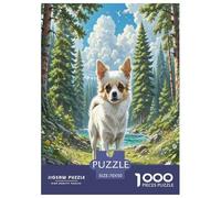 Chihuahua 1000 Piece Jigsaw Puzzles Fun Challenging Modern Pet Dog Classic Educational Games Creativity & Gift Giving Suitable for Children & People Aged 14+ 70x50cm/1000pcs