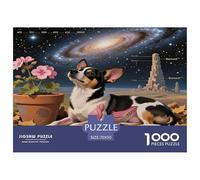 Chihuahua 1000 Piece Jigsaws for Adults Impossible Beautiful Home Decoration Art Colorful DIY Craft 70x50cm/1000pcs