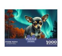 Chihuahua 1000 Piece Puzzle Educational Games Cute Pets Gifts for Men38x26cm/1000pcs