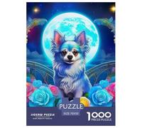 Chihuahua 1000 Pieces Oil Painting Paper Jigsaw Puzzle - "What Happens Next" Educational Game for Adults & Kids | 70x50cm/1000pcs