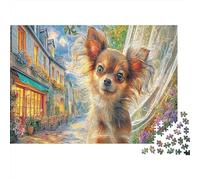 Chihuahua 1000Piece JigsawPuzzlesChihuahua Web Street KidsforAdult Challenging Brainteasing Age12+byth EducationalGames Brainteasing Adults Jigsaw Puzzle 70x50cm/1000pcs