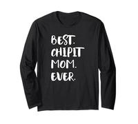 Chihuahua American Pit Bull Terrier Mix Best Chipit Mom Ever Long Sleeve T-Shirt