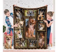Chihuahua Blanket Kids Fleece Throw Blanket for Girls Boys, Cute Small Soft Throw Blanket for Couch Bed Sofa Living Room, 40x50 Warm Cozy Baby Toddler Blankets for Daycare Preschool Naptime