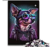 Chihuahua Boxer Adult Jigsaw Puzzles 2000 Pieces, Educational Games Home Decoration Birthday Present, Gifts, Wall Art (70x100cm)
