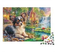 Chihuahua by Sea 1000-Piece Jigsaw Puzzle Highly Playable Puzzle Classic Jigsaw Puzzles for All Ages 70x50cm/1000pcs