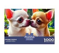 Chihuahua Classic Style Jigsaw Puzzle Offering An Engaging Tabletop Experience, Enhanced by Fantasy And A Timeless UK-inspired Aesthetic for Mindful Leisure Moments 38x26cm/1000pcs