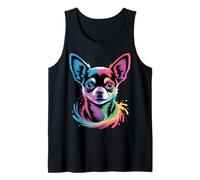 Chihuahua Cute Colorful Dog Lover Tank Top