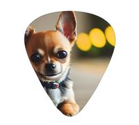 Chihuahua Dog 1 Guitar Picks Set-Premium Abs Material,Various Thicknesses-Enhance Your Playing Experience