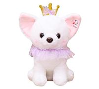 Chihuahua Dog, Animal, Real, Large Plush, Room Decoration, Multi-functional, Fluffy, Cushion, Soft Toy, Cute, Plush, Soft, Purple, Mother's Day, Large Pillow, Gift, Birthday Gift, 13.8 inches (35 cm